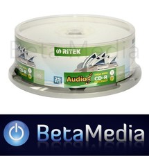 25 x Ritek Digital AUDIO music CD -R 52X - For Hifi Recorders Home Car Stereo picture