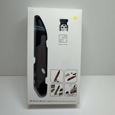 Lychee Wireless Optical Pocket Pen Mouse, 2.4GHZ USB - Black - NEW Open Box picture