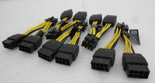 LOT OF 5: NVIDIA 030-0571-000, DUAL 8 TO 8 GRAPHICS POWER CABLE picture