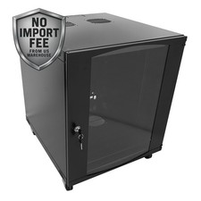 Raising Electronics 12U Wall Mount Network Server Cabinet Glass Door 600MM Deep picture