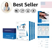 Versatile 30% Recycled Printer Paper 8.5x11 - 1,500 Sheets, Jam-Free Guaranteed picture