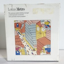 Lotus Metro Desktop Manager Macros Program IBM PC 5.25 Disk Vintage SEALED picture