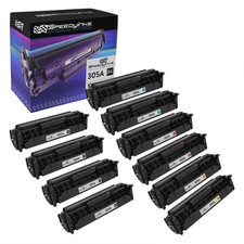 10PK Reman Toner Cartridge for HP 305A LaserJet Pro 400 Colo M451nw M475dn Black picture