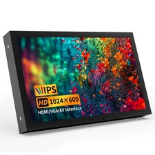 7 Inch Small Monitor, 1024×600 IPS Mini Monitor with Built-in picture