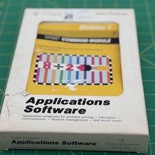 Vintage Texas Instruments Home Computer Application Software Division 1 Game picture