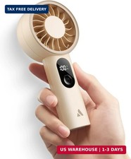 Portable Handheld Fan USB Rechargeable Mini Cooling Fan Travel Pocket picture