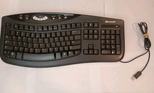 Microsoft Comfort Curve Keyboard 2000 v1.0 USB Wired Ergonomic KU-0459 - TESTED picture