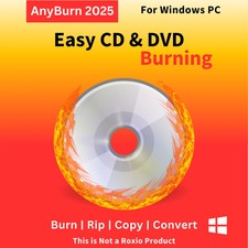 AnyBurn 2025 CD & DVD Burning Software ~ Iso File / Writing on CD-ROM ~ V 6.4 picture
