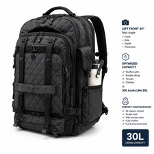 30L Travel Backpack Carry On Laptop Backpack Business Weekender Bag USB picture