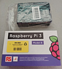 Raspberry Pi 3 Model B 1GB WiFi Bluetooth RS 896-8660 NEW IN BOX + Case Base picture