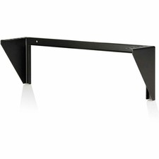 StarTech 2U 19in Steel Vertical Wall Mount Equipment Rack Bracket - Black picture