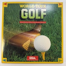 World Tour Golf Electronic Arts PC DOS 5.25” Floppy Big Box IBM Tandy 1986 picture