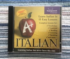 Transparent Language A+ Italian Lessons CD Macintosh & Windows PC Software picture