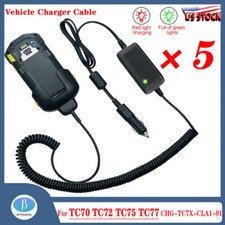 5PCS Vehicle Charger Cable for Zebra TC70 TC72 TC75 TC77 CHG-TC7X-CLA1-01 picture