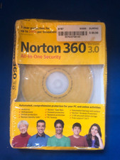 Norton 360 Version 3.0 All in One Security NEW Sealed Old Stock picture