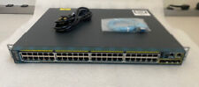 Cisco WS-C2960S-48FPS-L V04 48-Port Rack Switch w/C2960S-STACK Flex Stack Module picture