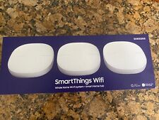 Used Samsung SmartThings Wi-Fi 3-Pack + Smart Home Hub | ET-WV525KWEGUS picture