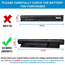 Notebook Laptop Battery MR90Y XCMRD For Dell Inspiron 3421 5521 3521 14.8V 33Wh picture
