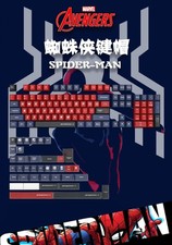 Spider-Man Keycap 142 Keys Set Cherry Profile PBT For Mechanical Keyboard Marvel picture