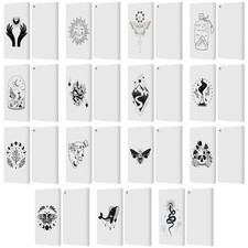 OFFICIAL HAROULITA CELESTIAL TATTOO LEATHER BOOK WALLET CASE FOR AMAZON FIRE picture
