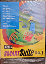 IBM LOTUS SMARTSUITE 9.8.1 Organizer Approach Word 1-2-3 Windows XP 7 8 10 11 picture