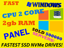 2 core RDP Server - Windows server - control panel - 30GB - RAM DDR4 FAST SSD picture