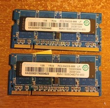 Ramaxel 2GB Laptop Ram Kit DDR2 2x 1GB PC2-6400 800MHz  485032-005 picture