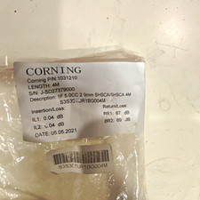 Corning Single-Mode LC-LC Fiber Optic Cable 4 m Yellow MPN 1031210 picture