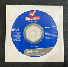 Intuit TurboTax Deluxe 2008 Federal+State (Win/Mac) Retail Version FREE S&H picture