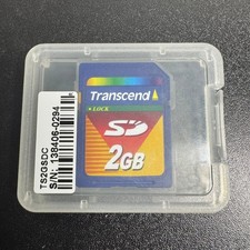 Transcend 2GB SD Memory Card TS2GSDC with Case picture