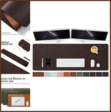 Distressed Leather Desk Mat 47.2