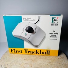 VINTAGE Logitech First Trackball Mouse 1993 Rare PC picture