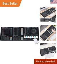 Versatile Rubber Desk Pad with Music Theory Chords - Easy to Clean 31.5