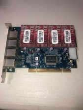 Digium TDM400P 4 port TDM To PCI PBX Card W/4 FXO (red) cards picture