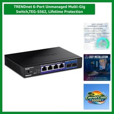 High-Speed 6-Port 2.5G & 10G SFP+ Multi-Gig Switch - Lifetime  Included picture