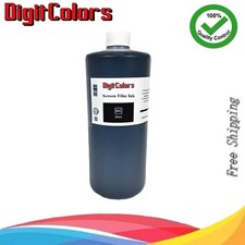 Premium BULK INK SCREEN PRINTING FOR FILM BLACK DYE INK FOR UV BLOCKING 1 liter picture