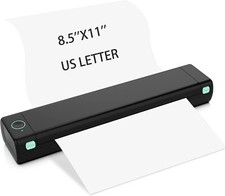 Portable Printers Wireless for Travel, M08F Thermal Printers Support 8.5