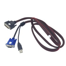 DVI M1-DA 30+5 Pin to 15Pin VGA + USB Projector Cable 1.8M picture