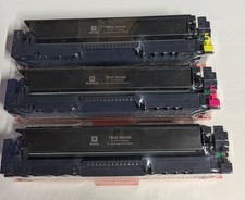 TRUE IMAGE HP 201X Canon 045H Toner Set Black Yellow Magenta NO Cyan New picture