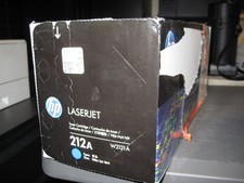 New Sealed HP 212A (W2121A) Cyan LaserJet Toner Cartridge Read Description picture