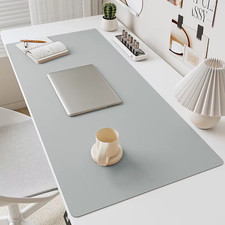 PU Leather Mouse Pads Desk Mat for Office Solid Color Gaming Waterproof Non-Slip picture