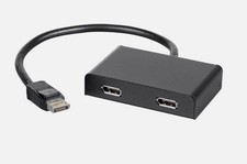 Monoprice 2-Port DisplayPort 1.2 to DP Multi-Stream Transport Hub-21972 picture