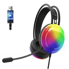 Original Lenovo ThinkPlus G30B RGB USB 7.1 Surrounded Gaming Headphone For PC picture