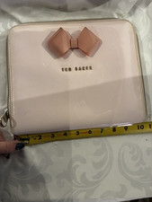 Ted Baker Pink Patent Ipad Tablet E-reader Organizer Sleeve/Case picture