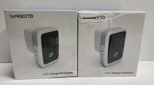 RangeXTD WiFi Range Extender 2.4GHZ Connection WPS Push Button Lot Of 2 New NIP picture