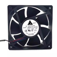 Delta AFB1212VHE 12038 DC12V 0.90A 3-Wire Dual Ball Cooling Fan picture