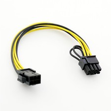 1pcs PCI-E 6-Pin to 6+2 Pin 8-pin Power Adapter Cable PCIE PCI Express Cord picture