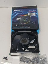 UNTESTED - Lian Li Uni Fan TL Wireless 140 LCD Black - REVERSE - COMPLETE - READ picture