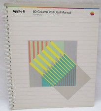 Vintage 1982 Apple II  2 Computer 80 Column Text Card Manual 030-0408-A picture