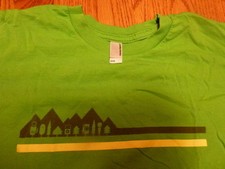 APPLE CAMP T-SHIRT Green XXS tee logo Extra Extra Small AMERICAN APPAREL Youth picture
